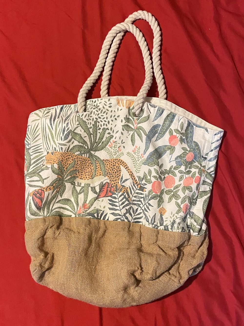 Jungle Print Tote Bag